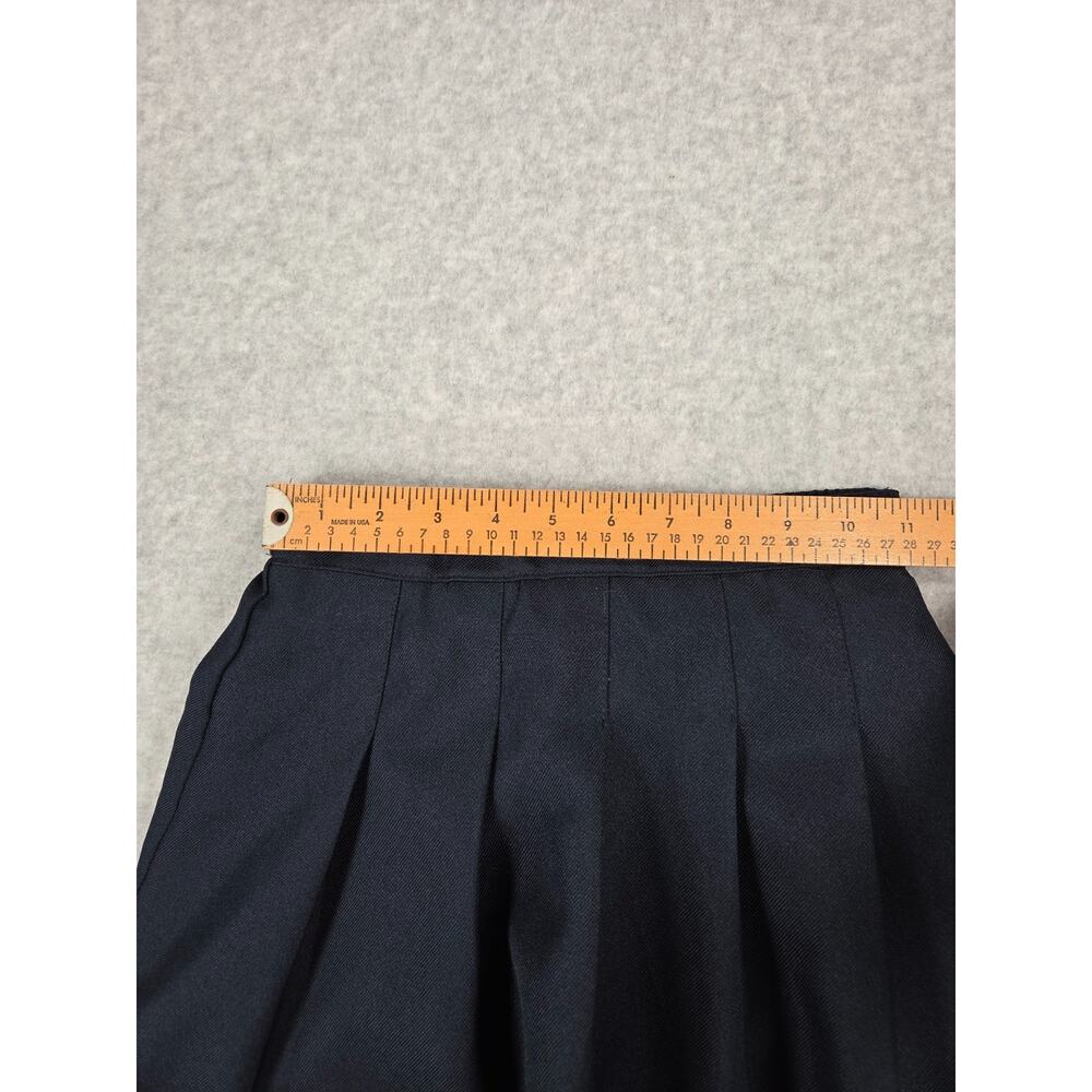 IZOD Approved Schoolwear Girls Pleated School Uniform Skort Navy Blue Size 6X - Picture 3 of 6